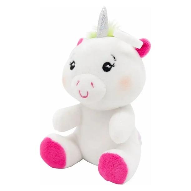 Amscan Ballongewicht 2in1 Plüschtier Einhorn 90g 11cm (1x) (9920061)