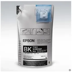 Epson, Druckerpatrone, T7411 - 6er-Pack - 1 L - Schwarz - Original (BK)
