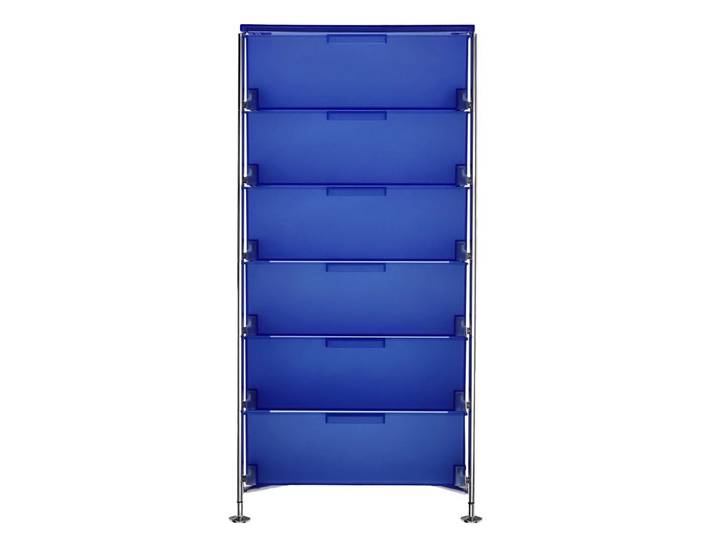 Kartell Mobil Aufbewahrungsschrank Stahl/Verchromt