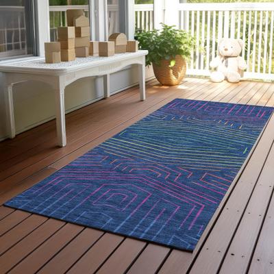 Addison Rugs Machine Washable Indoor/ Outdoor Modern Ulm Chantille Rug