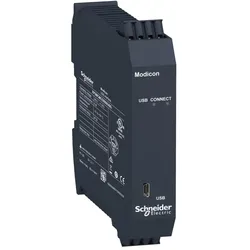 Schneider Electric XPSMCMCO0000UBG Busmodul USB für Modicon Sicherheitscontroller XPSMCM, Mini-USB, Federzugklemmen