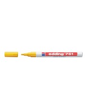 EDDING 751 paint Marker permanent Gelb Pigmenttinte 1-2 mm Packung mit 10 Glanzlack-Marker (4-751005)