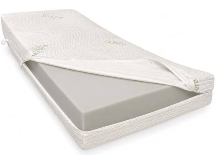 Dibapur® RH5 Kaltschaummatratze 140 x 200 cm, Raumgewicht RG40, Härtegrad H5 Sehr Fest bis ca. 180 kg, Doppeltuchbezug aus Polyester, Gesamthöhe ca. 25 cm