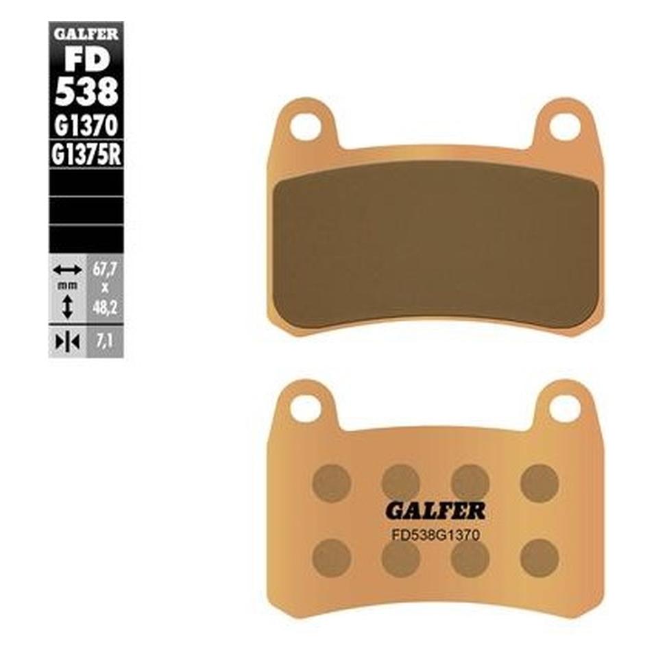 Galfer Bike BREMSBELAG GALFER SINTER FD538 G1370 (Sintermetall) (FD538-G1370)