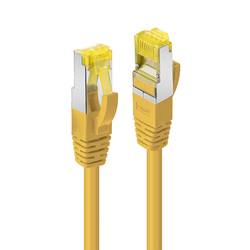 LINDY 47663 RJ45 USB-Kabel Kabel S/FTP 2.00 m Gelb vergoldete Steckkontakte 1 St.