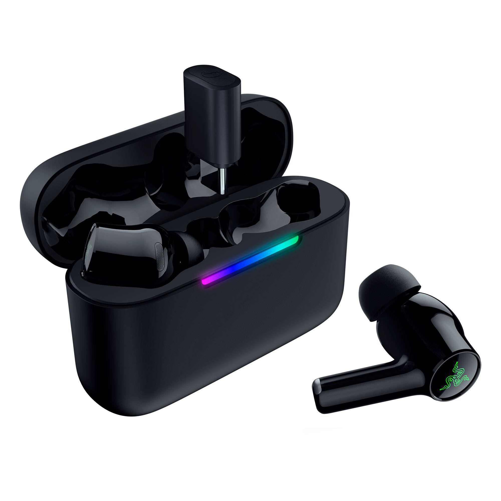 RAZER Hammerhead V3 HyperSpeed Schwarz In-Ear-Headsets/ Kopfhörer, ANC, Ladecase, Bluetooth 6.0, 2.4 Ghz Dongle, THX Spatial Audio RZ12-05610100-R3G1