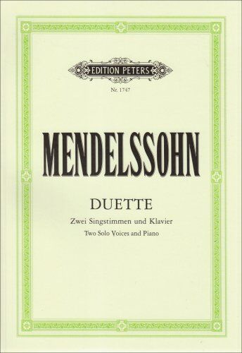 Felix Mendelssohn Bartholdy - Duette - Preis vom 09.10.2026 07:28:09 h