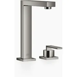 Dornbracht LOT Küchenzweilochbatterie mit Einzelrosetten, schwenkbar 360°, Ausladung 165mm, 32805680-19, Farbe: Dark Chrome