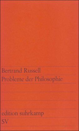 Bertrand Russell - Probleme der Philosophie (edition suhrkamp) - Preis vom 14.10.2026 23:07:16 h