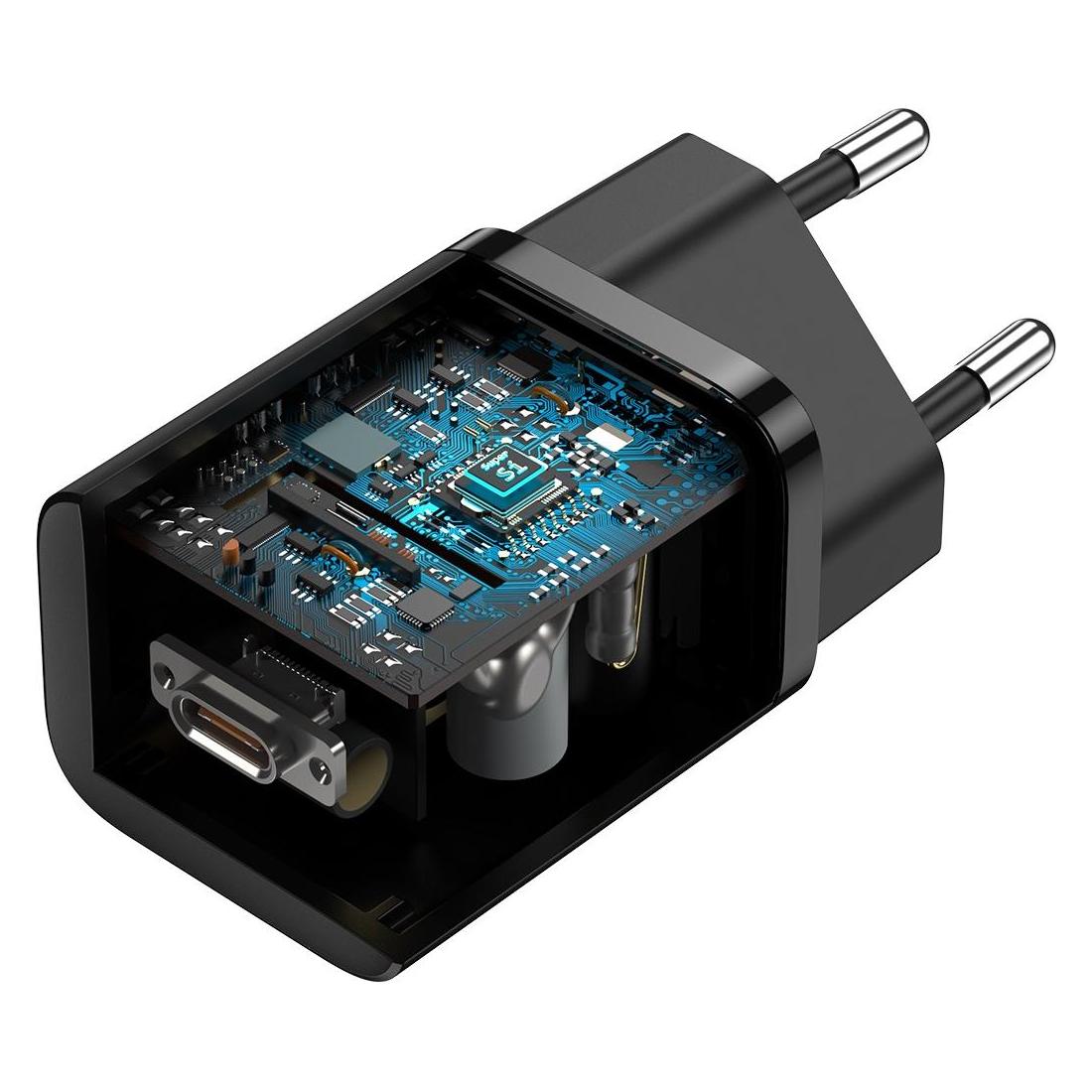 Baseus Super Si Set Quick Charger (25 W, 1 Port) (TZCCSUP-L01)