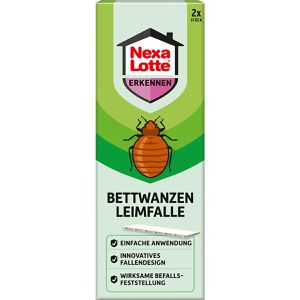 Nexa-Lotte Klebefalle Bettwanzen Leimfalle, giftfrei, für Bettwanzen, innen, 2 Stück