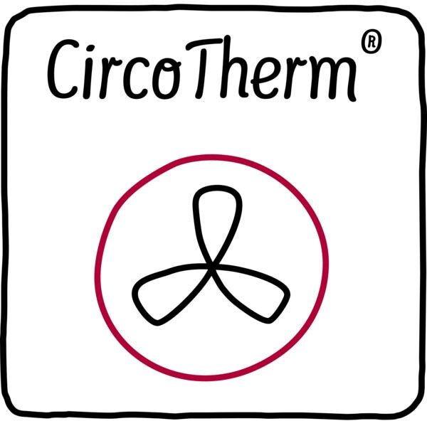 NEFF Backofen "B1DCA0AK0", Energieeffizienz: A, schwarz, B:59,4cm H:59,5cm T:54,8cm, Backöfen, CircoTherm Heißluftsystem ermöglicht optimale Garergebnisse, Backofen