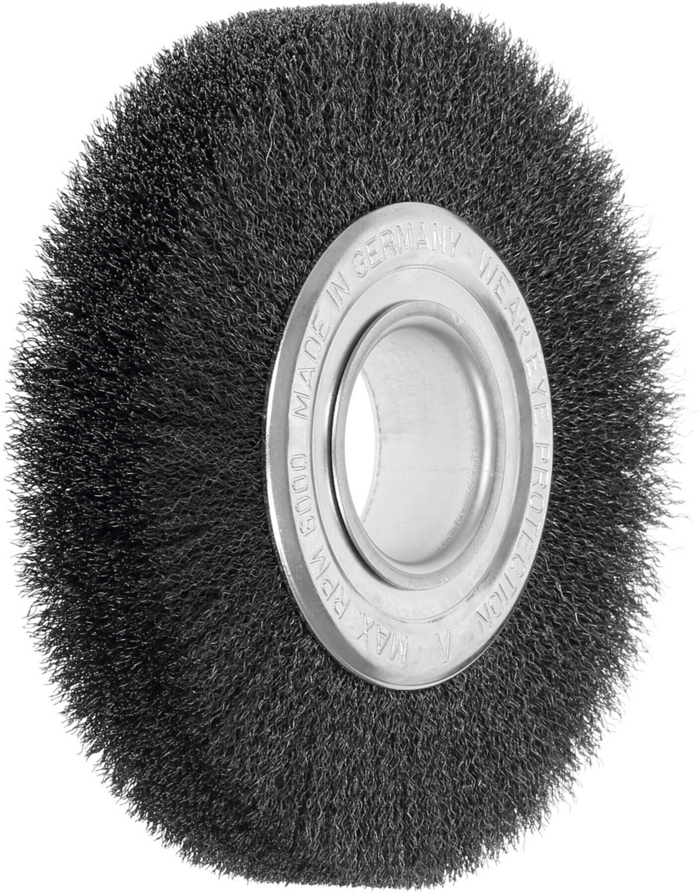 Lessmann Draht-Rundbürste Stahldraht 0,20 mm, Bürsten-⌀xBesatzbreite: 150X22 mm (344142)