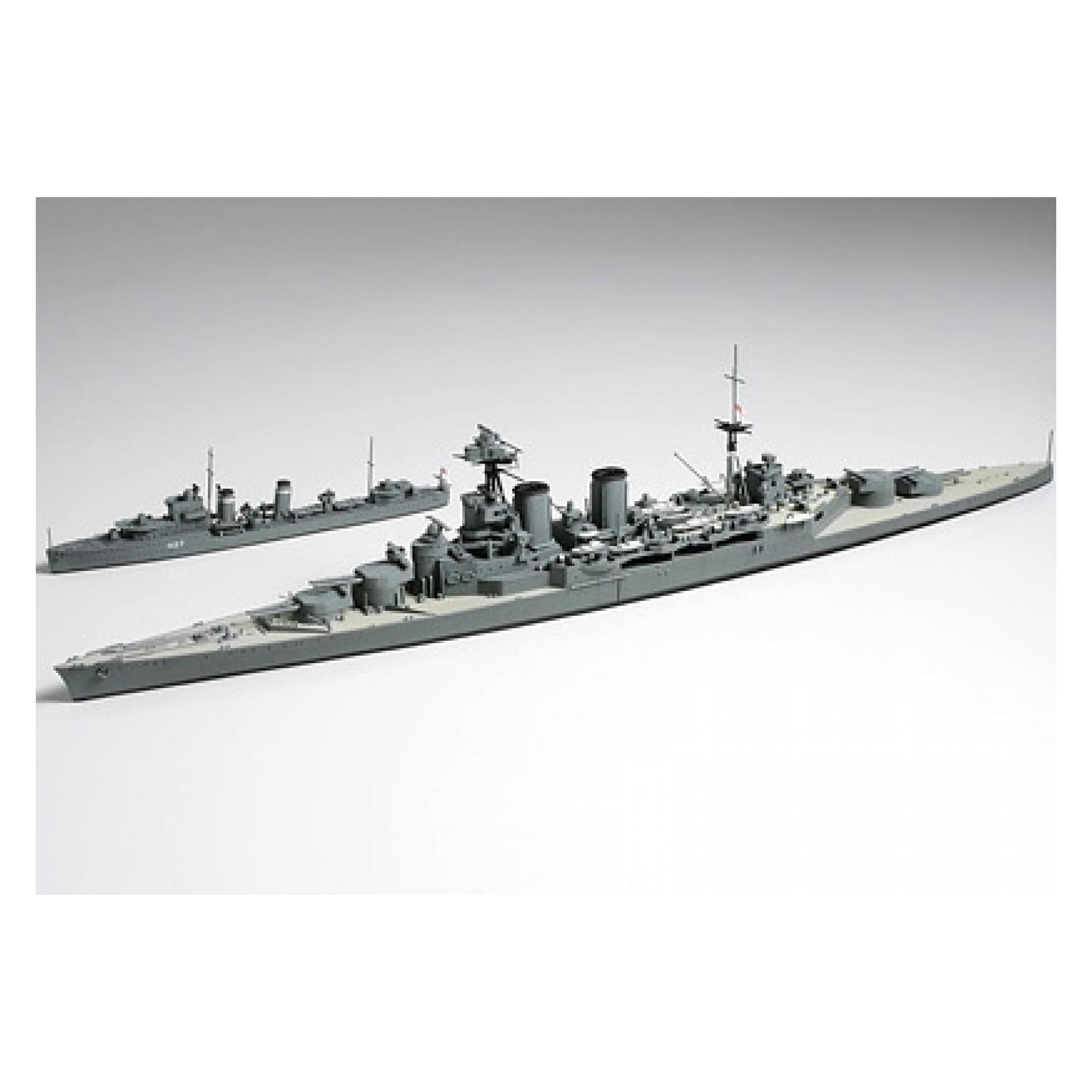 Tamiya 1:700 Brit. Hood & E-Kla.Kreuz./Zerst.WL (300031806)