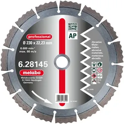 Metabo Diamant-Trennscheibe Ø150 x 22,23 mm Abrasiv für Winkelschleifer W WP WE WX (628143000)