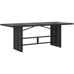 vidaXL, Gartentisch + Balkontisch, Japenen (Glas) (190 x 80 x 75 cm)
