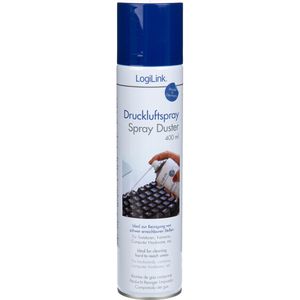 LogiLink Druckluftspray RP0001, brennbar, mit Sprührohr, 400ml