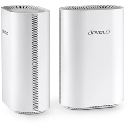 devolo WiFi 7 BE9300 Mesh System 2er Pack BE9300 Triband, 1x 2.5G WAN/LAN und 3x 1G LAN (pro Einheit)