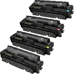 4 Kompatible Toner ersetzt Canon 046H Multipack KCMY