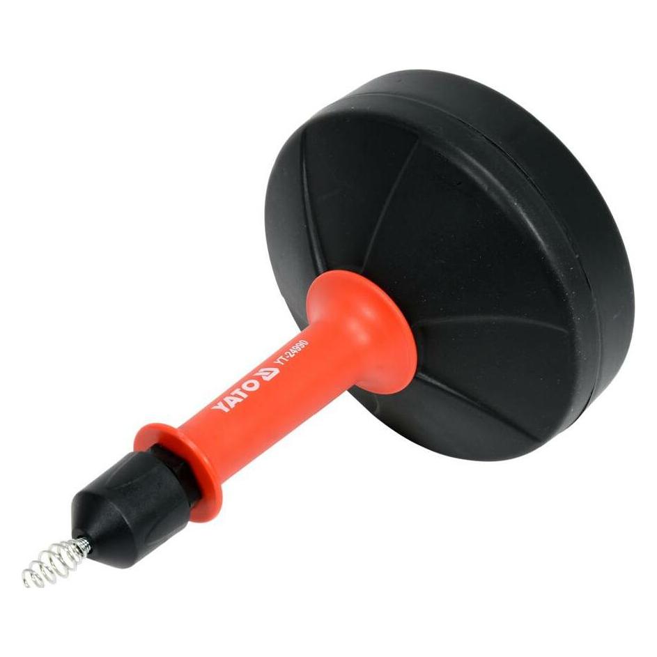 Yato spirale abfluss rohrreinigung Länge 6 Meter Ø 0.6 cm|rohrreiniger abflussreiniger, Drainagescha (1 Stk.) (YT-24990)
