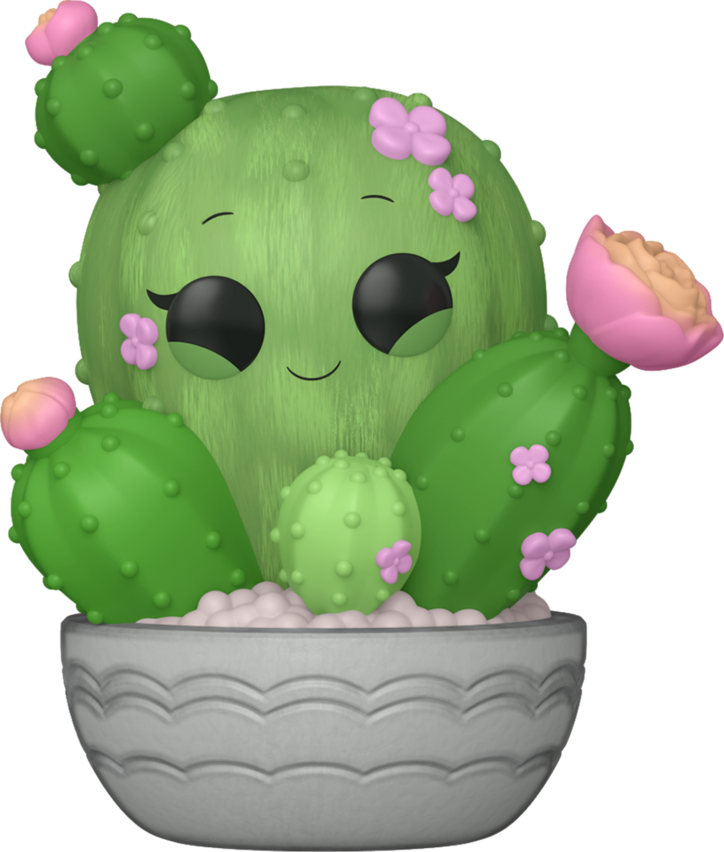 Funko Pop! Plants Flora Barrel Cactus Vinyl Figure #01 - Collectible Figurine - Pink - 16 x 11.5 x 9 cm