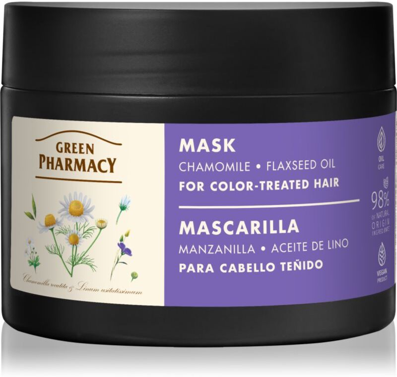 Green Pharmacy Chamomile Mask masque nourrissant intense pour cheveux secs et poreux 300 ml