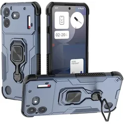 Cover-Discount Nothing Phone (4b) - Robustes Back Cover mit Kickstand (Nothing Phone (4b)), Smartphone Hülle, Blau