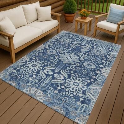 Addison Rugs Machine Washable Indoor/ Outdoor Global Firestone Chantille Rug