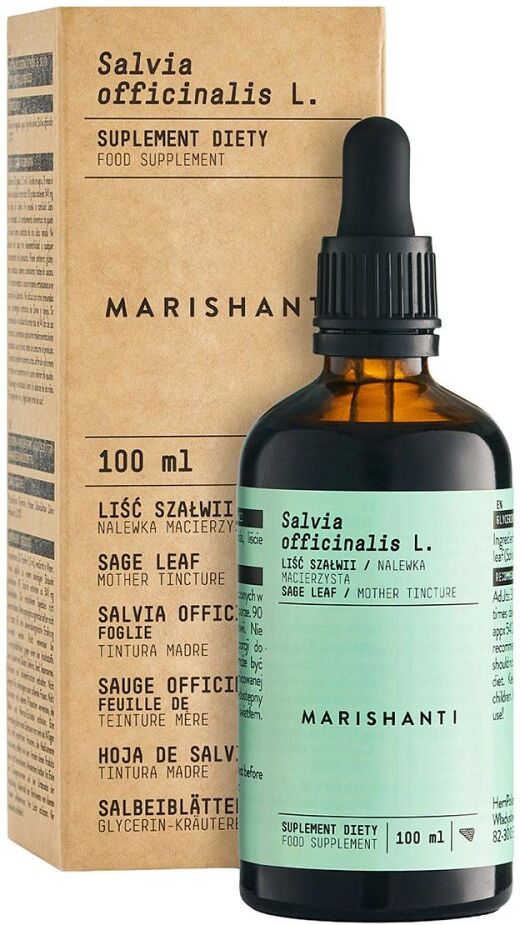 Marishanti Salbei Extrakt Kräuter Tropfen Alkoholfrei 100ml