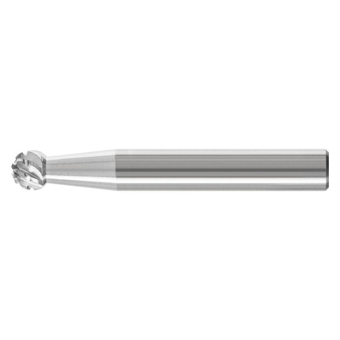 Pferd Hartmetall Hochleistungsfrässtift Kugel KUD Ø 06x05 mm Schaft-Ø 6 mm TITANIUM für Titan (KUD 0605/6 TITANIUM)