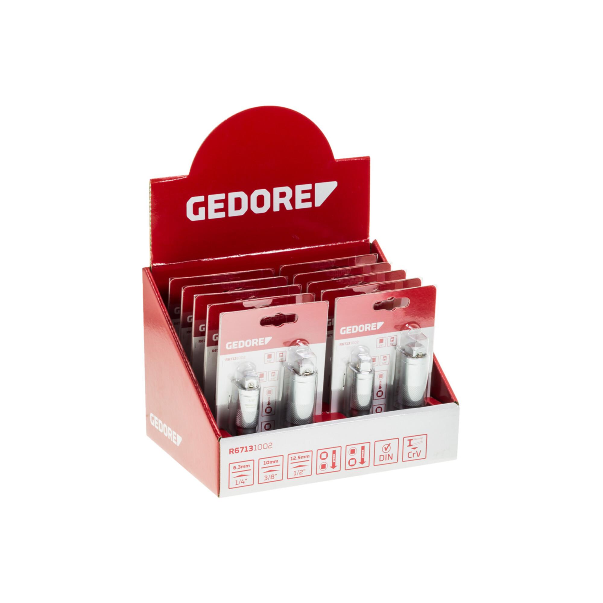 Gedore Red Display Reduzier-/Vergrößerung Adapter R67139010 10-teilig (3301794)