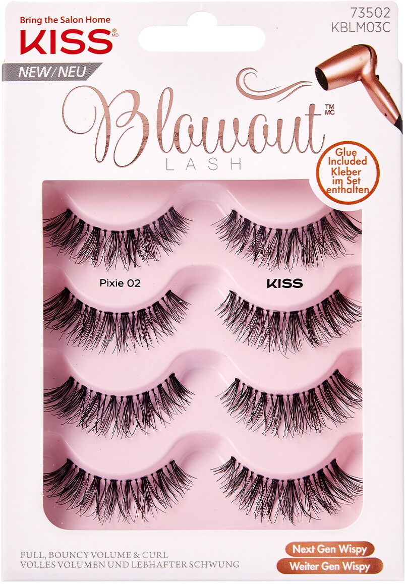 Kiss Blowout Lash Multipack Pixie (4 Paar)