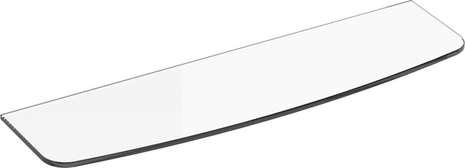 Keuco City.2 étagère 02710009400 plaque en verre cristal, 450 x 120 x 6 mm