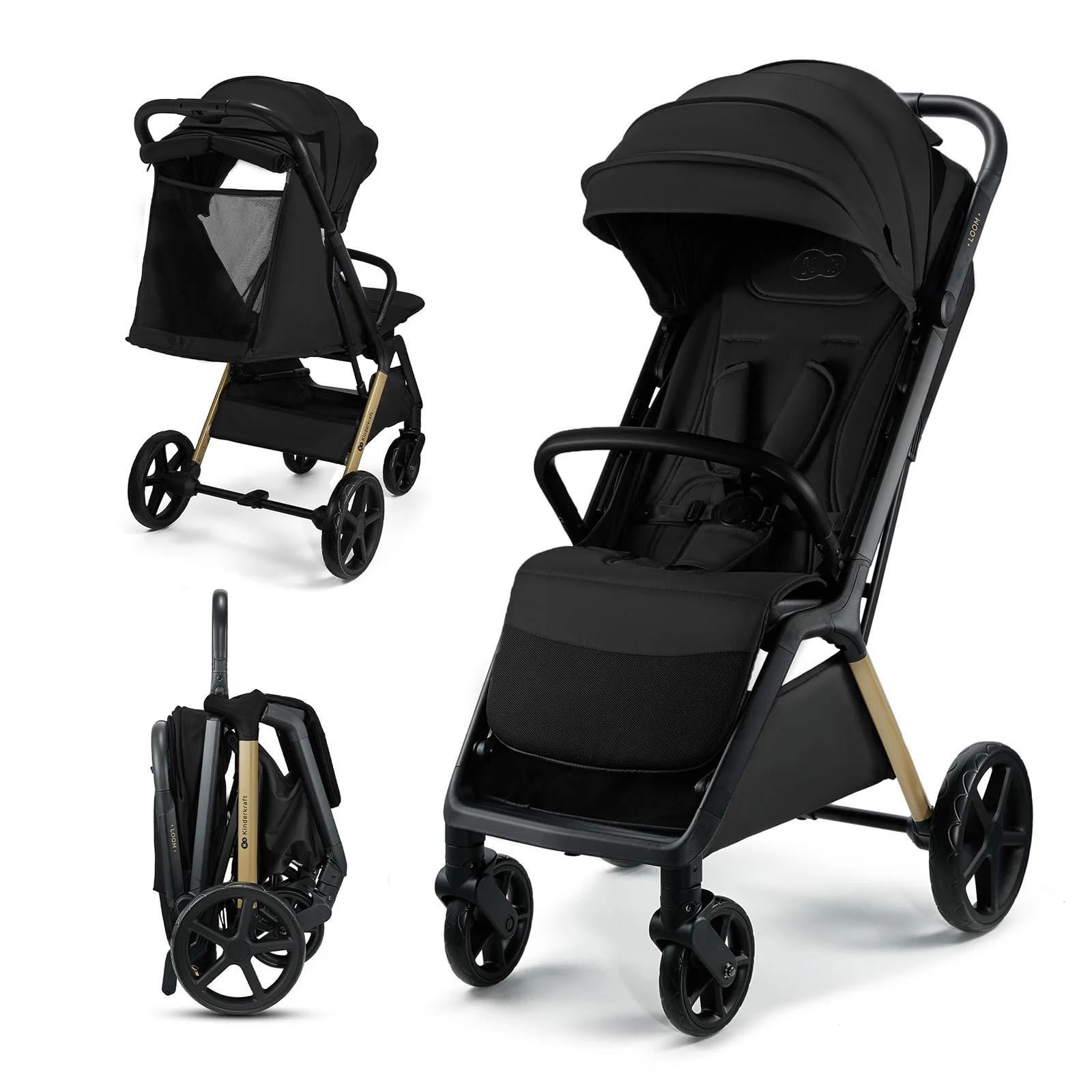 Kinderkraft LOOM kinderwagen - Zwart