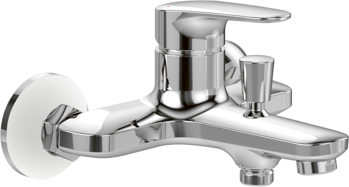 Villeroy und Boch Villeroy & Boch Newo Wannenarmatur TVT11300100061 chrom, Aufputz