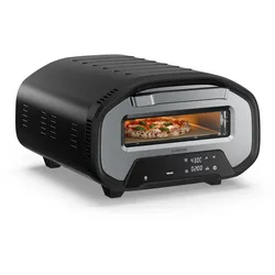 Klarstein PizzaForno Elektro-Pizzaofen mit 1.700 W | 7 Programme + Speicherfunktion | digitales Display Schwarz