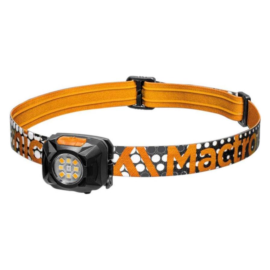 Mactronic 400lm wiederaufladbare Stirnlampe Rebel (orange) (400 lm) (AHL0061)
