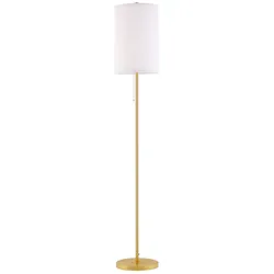 HOMCOM - Stehlampe - 25,5L x 25,5B x 157H cm - weiß