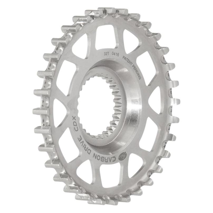 Gates Riemenscheibe CDX Pinion (vorne) silber Direct Mount 32 Zähne (32) (78980613-AM)