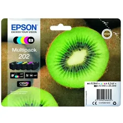 Epson, Druckerpatrone, 202 Claria Premium Multipack (BK, C, M, PBK, Y)