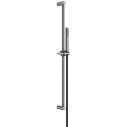 Gessi316 Brausestangen-Set 800 mm, mit Antikalkbrause, 727, 54044239, Farbe: Edelstahl matt gebürstet