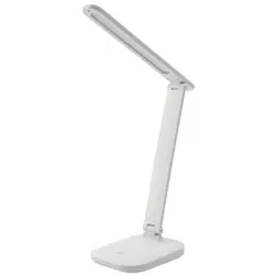 LED Schreibtischlampe Tischlampe Leselampe Büroleuchte Schalter weiß 03724