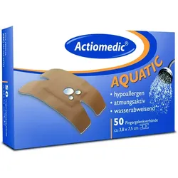 Actiomedic® AQUATIC Fingergelenkpflaster Hautfarben 38 x 75 mm