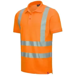 AS Arbeitsschutz Nitras Motion Tex VIZ Warnschutz Poloshirt | Gr. XXL | neonorange