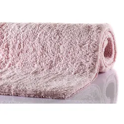 Schöner Wohnen Kollektion Badteppich Bahamas ca. D.190 C.015 Uni rose 40x60 cm