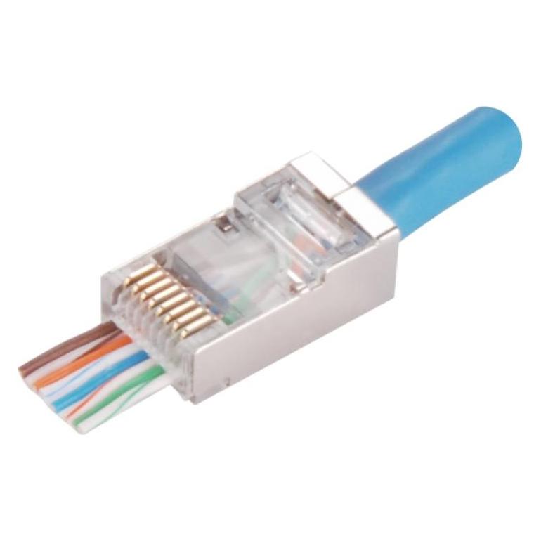 Alantec Wtyk przelotowy RJ45 STP kat.6 (100szt.) (WT115)