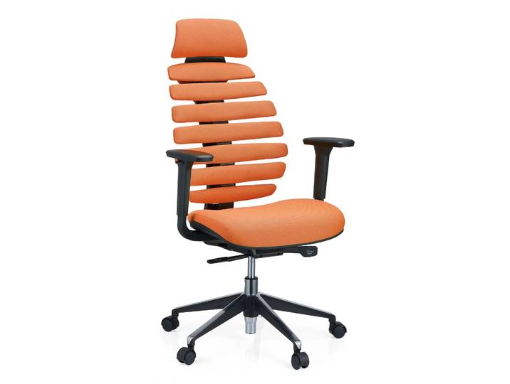 ERGO LINE II PRO Stoff - Profi Bürostuhl Orange