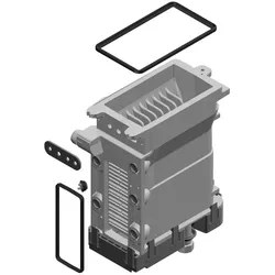 BOSCH Ersatzteil TTNR: 8737708009 Wärmetauscher basic block