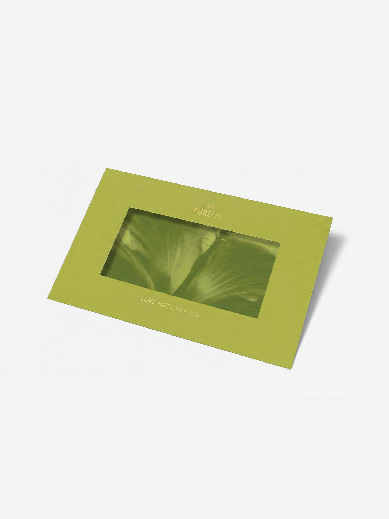 PURELEI Gutschein in Geschenkumschlag