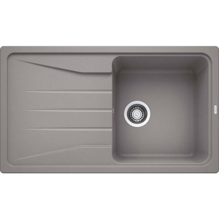Blanco Sona 5 S Spüle 519673 86x50cm, PuraDur alumetallic, reversibel, ohne Ablauffernbedienung